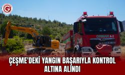 Çeşme'deki Yangın Başarıyla Kontrol Altına Alındı