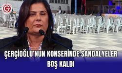 Çerçioğlu’nun konserinde sandalyeler boş kaldı