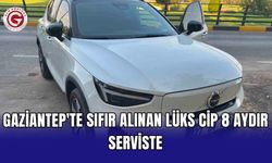 Gaziantep'te sıfır alınan lüks cip 8 aydır serviste