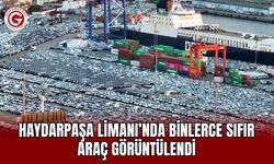 Haydarpaşa Limanı’nda binlerce sıfır araç görüntülendi