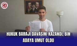 Hukuk barajı davasını kazandı, bin adaya umut oldu