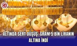 Altında sert düşüş: Gram 5 bin liranın altına indi