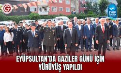 Eyüpsultan’da Gaziler Günü için yürüyüş yapıldı