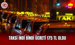 Taksi indi bindi ücreti 175 TL oldu