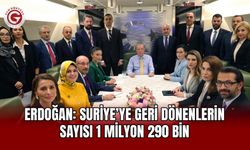 Erdoğan: Suriye’ye Geri Dönenlerin Sayısı 1 Milyon 290 Bin
