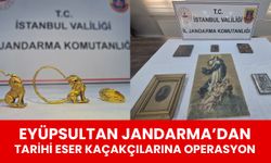 Eyüpsultan Jandarma’dan Tarihi Eser Kaçakçılarına Büyük Operasyon