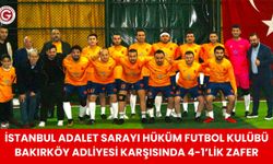 İstanbul Adalet Sarayı Hüküm Futbol Kulübü, Bakırköy Adliyesi Karşısında 4-1’lik Zafer Elde Etti