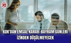 KDK'dan emsal karar: Bayram günleri izinden düşülmeyecek
