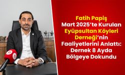 Eyüpsultan’ın yeni derneği 8 ayda bölgeye katkı sağladı