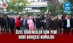Özel öğrenciler için yeni hobi bahçesi kuruldu