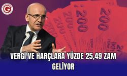 Vergi ve harçlara yüzde 25,49 zam geliyor