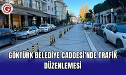Göktürk Belediye Caddesi’nde Trafik Düzenlemesi