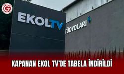 Kapanan EKOL TV’de tabela indirildi