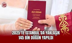 2025’te İstanbul’da Yaklaşık 145 Bin Düğün Yapıldı