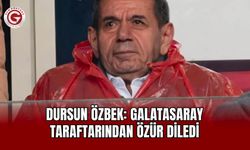 Dursun Özbek: Galatasaray taraftarından özür diledi