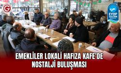 Emekliler Lokali Hafıza Kafe’de Nostalji Buluşması
