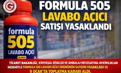 Formula 505 Lavabo Açıcı Satışı Yasaklandı