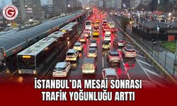 İstanbul’da Mesai Sonrası Trafik Yoğunluğu Arttı