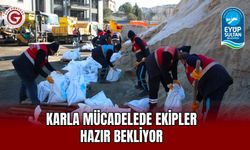 Karla mücadelede ekipler hazır bekliyor