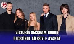 Victoria Beckham gurur gecesinde ailesiyle ayakta