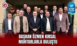 Başkan Özmen Kırsal Muhtarlarla Buluştu