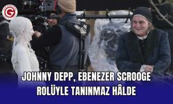 Johnny Depp, Ebenezer Scrooge rolüyle tanınmaz hâlde