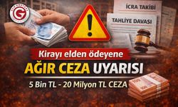 Kirayı elden ödeyene ağır ceza uyarısı