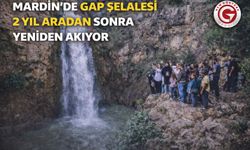 Mardin'de GAP Şelalesi 2 Yıl Sonra Yeniden Akıyor