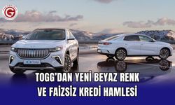 Togg’dan yeni beyaz renk ve faizsiz kredi hamlesi