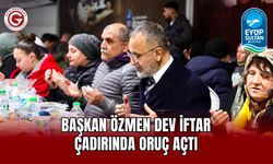 Başkan Özmen Dev İftar Çadırında Oruç Açtı
