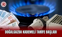 Doğalgazda Kademeli Tarife Başladı