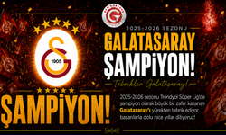Süper Lig'de 2025-2026 sezonunun şampiyonu Galatasaray oldu