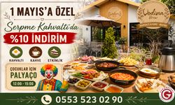 Vodina Kahvaltı & Kafe - Bistro’dan 1 Mayıs’a Özel Serpme Kahvaltıda %10 İndirim