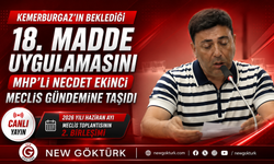 Kemerburgaz’ın Beklediği 18. Madde Uygulamasını MHP’li Necdet Ekinci Meclis Gündemine Taşıdı