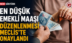 En Düşük Emekli Maaşı Düzenlenmesi Meclis'te Onaylandı