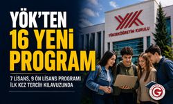 YÖK'ten Üniversitelere 16 Yeni Program