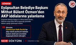 Eyüpsultan Belediye Başkanı Mithat Bülent Özmen’den AKP İddialarına Yalanlama