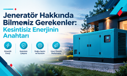 Jeneratör Hakkında Bilmeniz Gerekenler: Kesintisiz Enerjinin Anahtarı