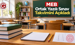 MEB Ortak Yazılı Sınav Takvimini Açıkladı