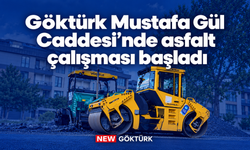 Göktürk Mustafa Gül Caddesi’nde asfalt çalışması başladı