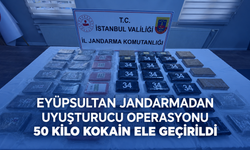 Eyüpsultan Jandarmadan operasyon: 50 kilo kokain ele geçirildi