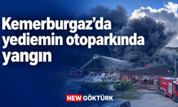 Kemerburgaz’da yediemin otoparkında yangın