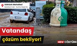 Göktürk Mahallesi’nde vatandaş çözüm bekliyor!
