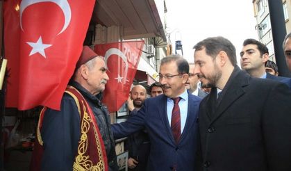 Deniz Köken, Bakan Berat Albayrak'ı Eyüpsultan'da Ağırladı