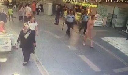 İstanbul'da çıplak adam utanç görüntüler