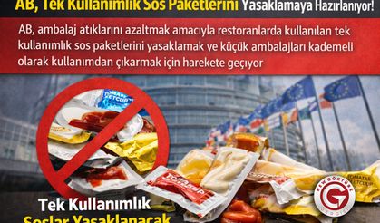 AB Tek Kullanımlık Sos Paketlerini Yasaklamaya Hazırlanıyor