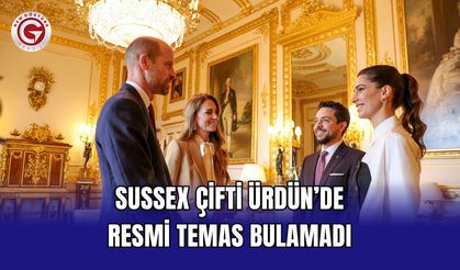 Sussex Çifti Ürdün’de Resmi Temas Bulamadı