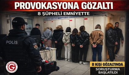 İstanbul’da Provokasyona Gözaltı