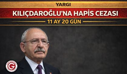Kılıçdaroğlu’na 11 Ay 20 Gün Ceza