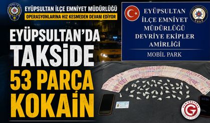 Eyüpsultan'da Takside Kokain Operasyonu
